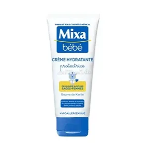 Crème hydratante protectrice pour bébé et adulte au beurre de karité, Hypoallergénique, Mixa, 100ml