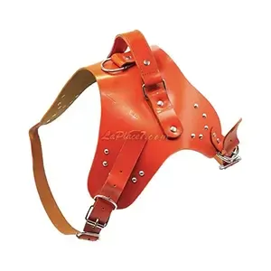 Harnais pour chien à pique réglable avec poignée en cuir, Grand chien, Chen Jia