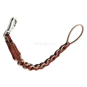 Laisse pour chien en cuir tressée, 88cm