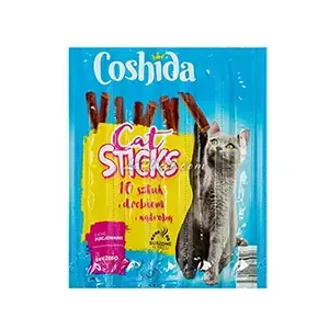 10 Barres stick au foie de volailles pour chat, Coshida, 50g