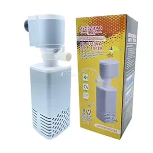 Pompe de filtration silencieuse pour aquarium 3 en 1, Zhen Tao, My-550, 8w