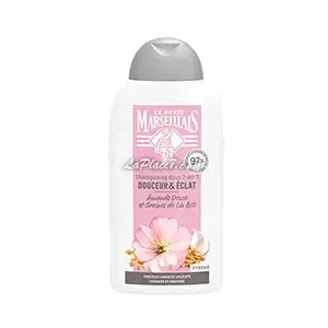 Shampoing pour cheveux longs et délicats 2 en 1, Douceur et Eclat, Le Petit Marseillais