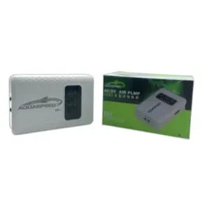 Pompe à air sans fil avec batterie pour aquarium, 2 Sorties, Aquaspeed, AR-2, 2w