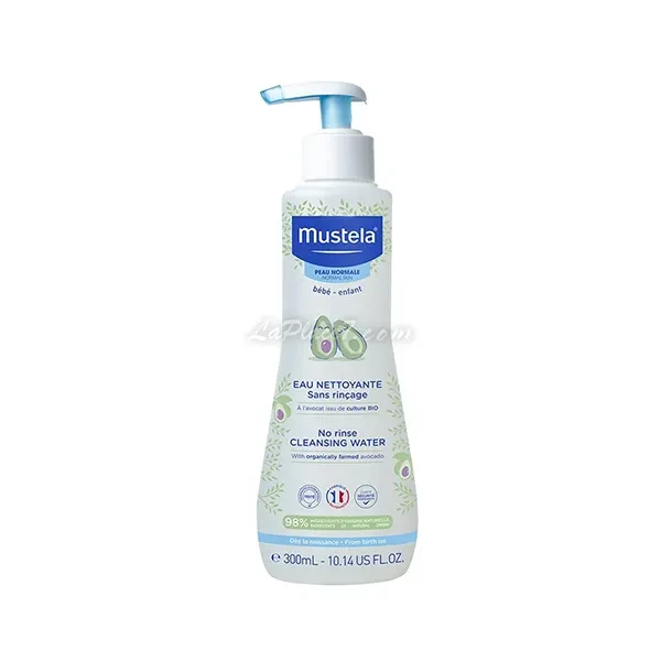 Eau nettoyante pour bébé, Sans rinçage à l'avocat, Mustela-hsnc0