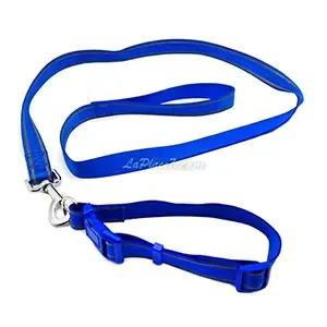 Collier et laisse pour chien en tissu réglable, Petit chien, Dog toy, Laisse 120cm