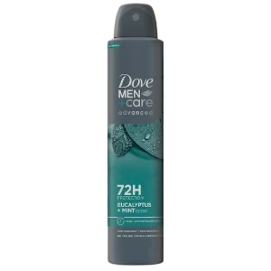 Déodorant en spray pour homme, Anti-Transpirant 72h, Eucalyptus et Mente, Men+care, Dove, 250ml