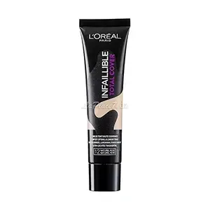 Fond de teint liquide, Infaillible, Total cover, L'Oréal, 35g, 12 Naturel Rose