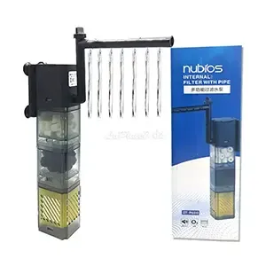 Pompe de filtration silencieuse d'aquarium pour poissons, Nubios, ZT-P600, 9W