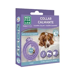 Collier pour chien apaisant anti-stress à la valériane, Men for san, 57 cm