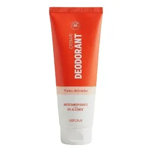 Crème déodorante pour peaux délicates, Anti-transpirant 48h, Sans Alcool, Deliplus, 75ml