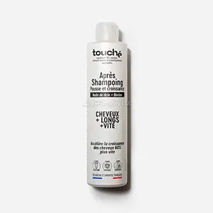 Après-shampoing pousse et croissance à l'huile de ricine + Biotine, Cheveux + long + vite, Sans sulfate, Sans silicone et sans paraben, Touché, 250ml