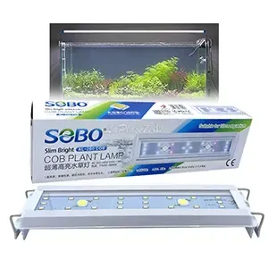 Lampe COB pour plantes d'aquarium, Slim bright, Sobo, AL-280 COB, 11w, 30cm