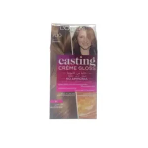 Coloration pour cheveux, Crème gloss, Casting, L'Oréal, 700 Blonde