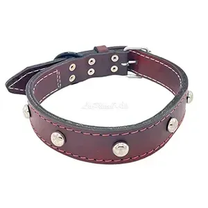Collier pour chien à clous en cuir, Grand chien, 70cm