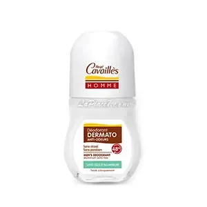 Déodorant à bille pour homme, Dermato Anti-odeurs, Sans alcool, Rogé cavaillés, 48H