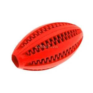 Balle ovale en caoutchouc pour chien, distributeur de croquette, Bomei pet, GM