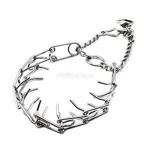 Collier étrangleur pour chien en métal avec gourmette, Petco, 47cm