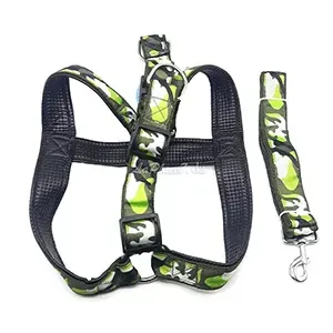 Harnais et laisse pour chien avec motif militaire, Grand chien, Pet Supplies, Laisse 113cm
