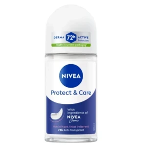 Déodorant à bille pour femme, 72h, Anti-transpirant, Protect et Care, Nivea, 50ml