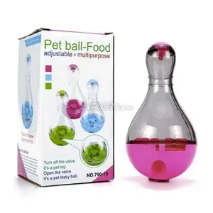 Jeu interactif distributeur de croquettes pour chat et chien, Pet ball food