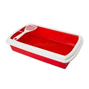Bac à litière en plastique pour chat