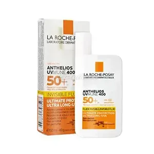 Crème solaire pour peaux sensibles, Anthelios UVMune 400, SPF50+, Fluide invisible, La Roche Posay, 50ml