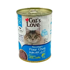 Aliment complet pour chat au poisson, Cat's Love, 400g